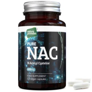 NAC N-acetylcysteïne (vrije vorm en 100% puur) - 120 capsules Nature Provides